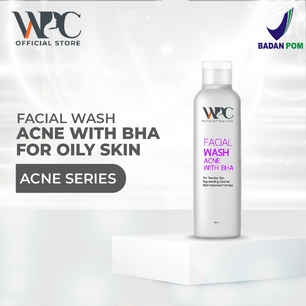 Wijaya Platinum Facial Wash Acne With Bha For Oily Skin Acne Problem Wijaya Platinum 8801
